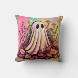 Neon Halloween Ghost, Halloween Ghost, Halloween, Kissen