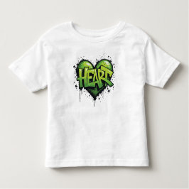 Neon Heartbeat Kleinkind T-shirt