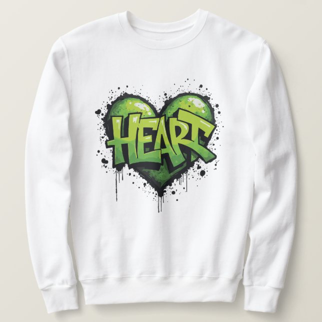 Neon Heartbeat Sweatshirt (Design vorne)