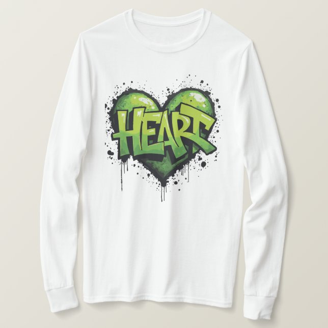 Neon Heartbeat T-Shirt (Design vorne)