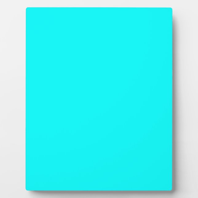 Neon hellblau 00ffff fotoplatte (Vorderseite)