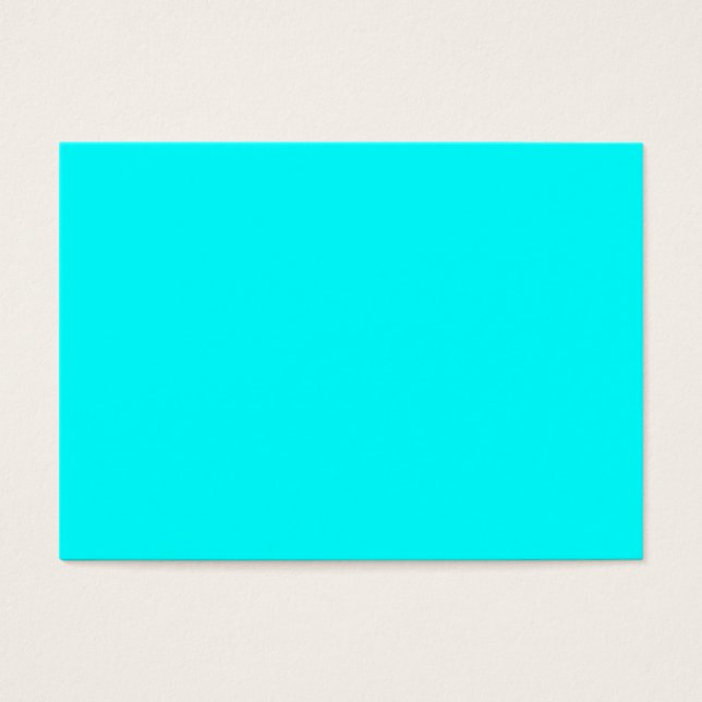 Neon hellblauer Hex Code 00ffff (Vorderseite)