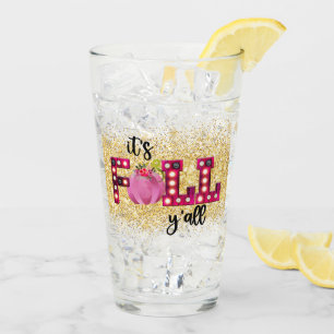 Neon Herbst Autumn individuell anpassen Glas