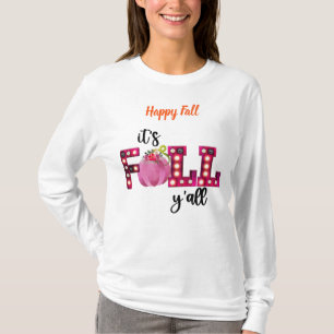 Neon Herbst Autumn Text anpassen T-Shirt