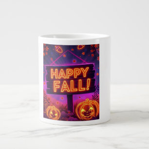 Neon Herbst Tasse - Happy Herbstlaubs
