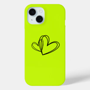Neon-Herz-Handyhülle Minimale Liebes-Ästhetik Co Case-Mate iPhone Hülle