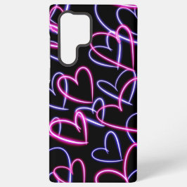 Neon-Herzen Samsung Galaxy Hülle