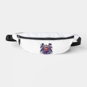 Neon Heul Retro K9 Einheit Hunde Sonnenbrille Palm Bauchtasche