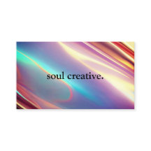 Neon Holographic Textures QR Code Modern