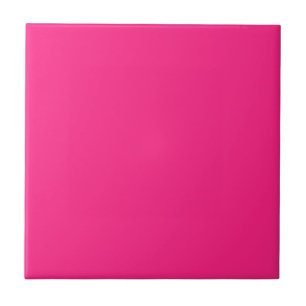 Neon-Hot-Pink-Einfarbige Elegante Minimalistische Fliese