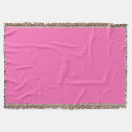 Neon Hot Pink Solid Color | Classic Decke