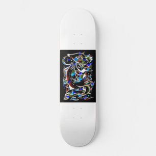 Neon-Hund-Skateboard Skateboard
