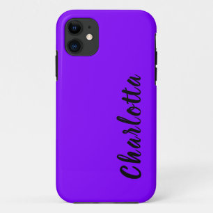 Neon Indigo Solid Color   Benutzerdefiniert Case-Mate iPhone Hülle