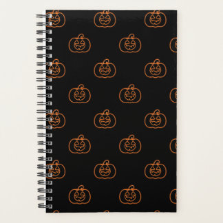 Neon Jack-o-Lantern Planner Planer