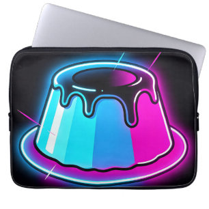 Neon-Jelly-Glow-Dessert-Kunst Laptopschutzhülle