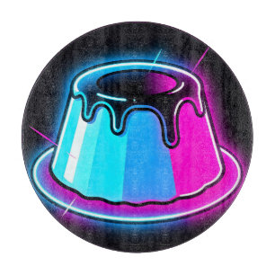 Neon-Jelly-Glow-Dessert-Kunst Schneidebrett
