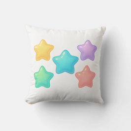 Neon Jelly Star Pillow | Cute Kawaii Glow  Kissen