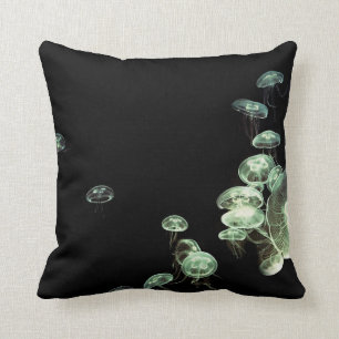 Neon Jellyfish Kissen