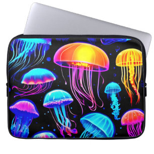 Neon Jellyfish Laptopschutzhülle