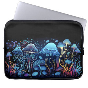 Neon Jellyfish Laptopschutzhülle