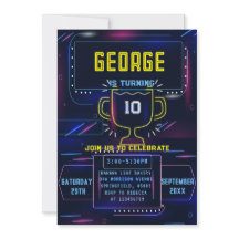 Neon-Jungen-Geburtstag