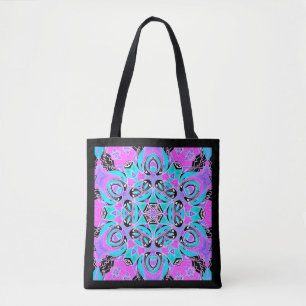 Neon kaleidoscope, Mandala