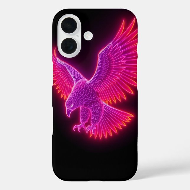 Neon Kontur Eagle Graphic - Mobile Case-Mate iPhone Hülle (Rückseite)