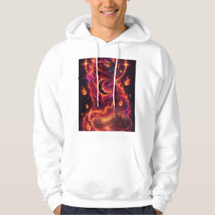 Neon-Kosmisches-Katzen-zwischen-Welten-Kunst-Hoodi Hoodie