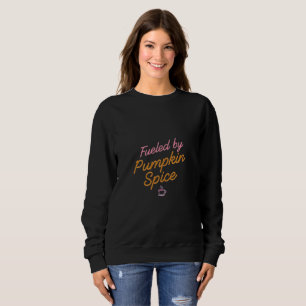 Neon-Kürbisgewürz-Energie – Retro-Hoodie Sweatshirt