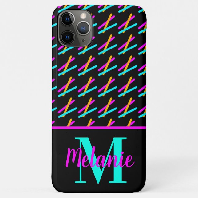 Neon Laser Action Flourescent Fun Case-Mate iPhone Hülle (Rückseite)