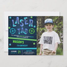 Neon Laser Tag Blue Foto