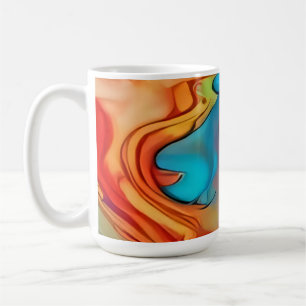 Neon-Lava-Flow-Tasse Kaffeetasse