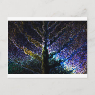 Neon Leaf Postkarte