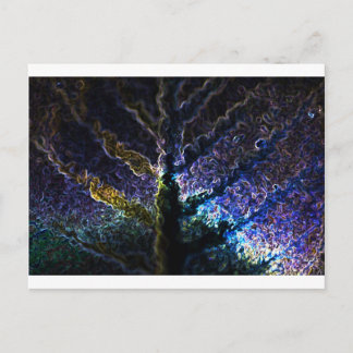 Neon Leaf Postkarte