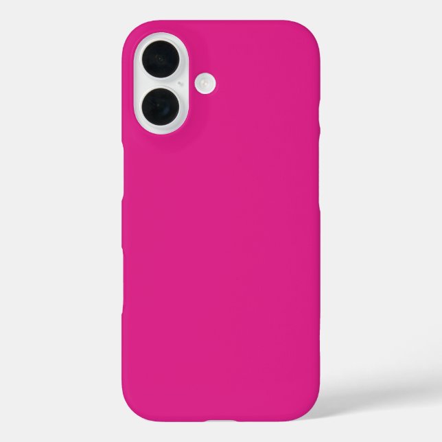 Neon lebhaft rosa | massiv rosa Case-Mate iPhone hülle (Rückseite)