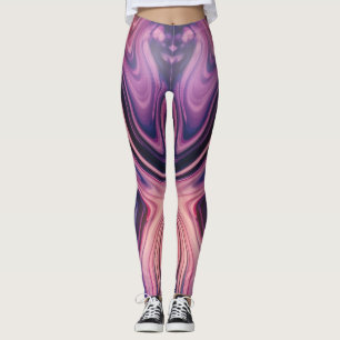 Neon Leggings mit eigener Marke