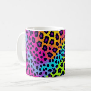 Neon Leopard Print Kaffeetasse