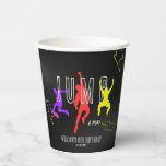 Neon Let's Jump Kids Colorful Birthday Party Pappbecher<br><div class="desc">Für eine erweiterte Anpassung dieses Designs,  wählen Sie einfach die Schaltfläche "Personalisieren oder Bearbeiten mit dem Designwerkzeug" oben oder Sie können immer Nachricht an mich senden. Scrollen Sie nach unten und klicken Sie auf diese Auflistung,  um passende Artikel zu finden.</div>