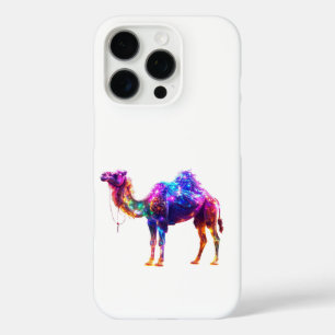Neon-Leuchtendes Kamel-Kunstposter - Farbige Fanta iPhone 16 Pro Hülle