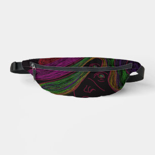 Neon-Lichterkette Silhouette Bauchtasche