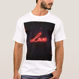 Neon Liebe Sign T-Shirt