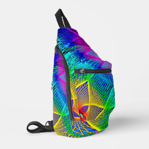 Neon Lights bunt Crossbody Bag