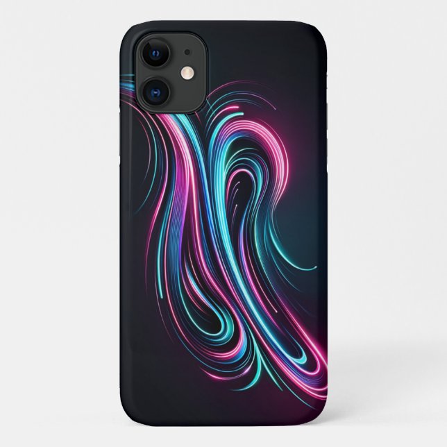 Neon Lights Case-Mate iPhone Hülle (Rückseite)