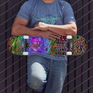 Neon Lights D Brand Skateboard