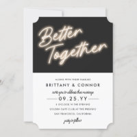 Neon Lights | Gemeinsam besser | Moderne Hochzeit