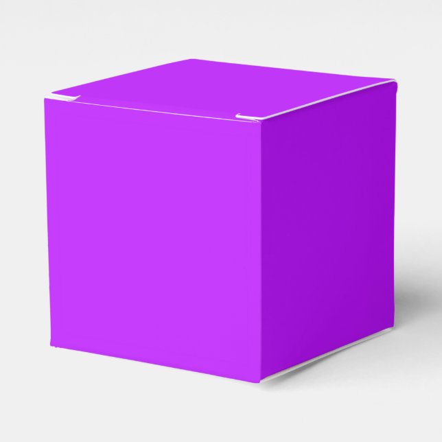 Neon Lila Classic Geschenkschachtel (Vorderseite)