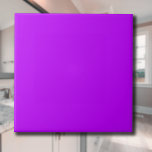 Neon Lila Solid Color | Classic | elegant Fliese<br><div class="desc">Neon Lila Solid Color | Classic | elegant | Trendy | Stilvoll | Geschenk</div>