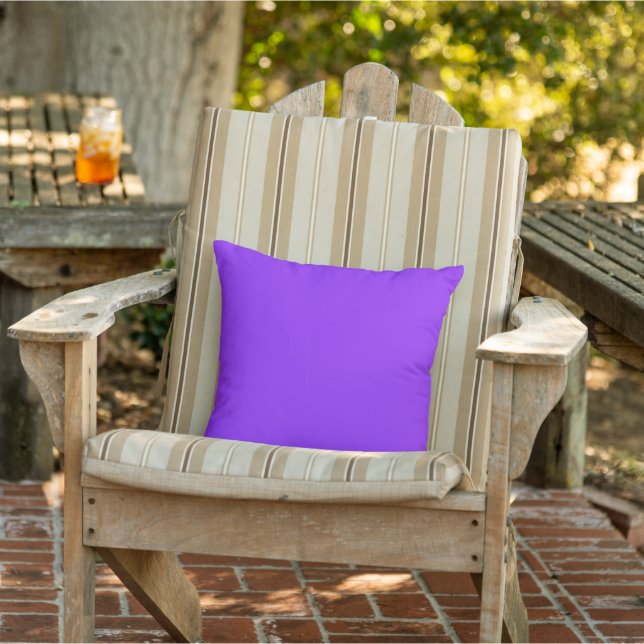 Neon Lila Solid Color Kissen (Stuhl)