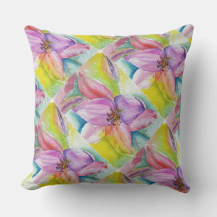 NEON LILY PATIO PILLOW KISSEN FÜR DRAUßEN