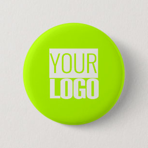 Neon Lime - Fügen Sie Ihr Logo hinzu Button